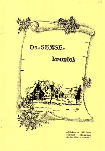 Kaft van Semse Kroniek 1996-3